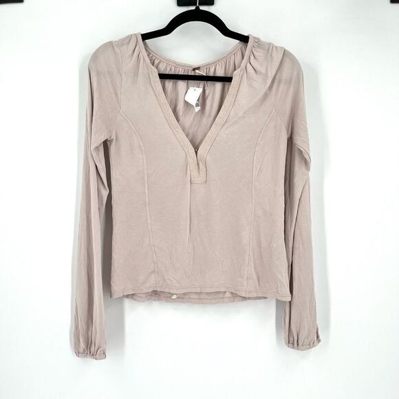 Free people Best Friend Henley Cream small - Picture 3 of 7